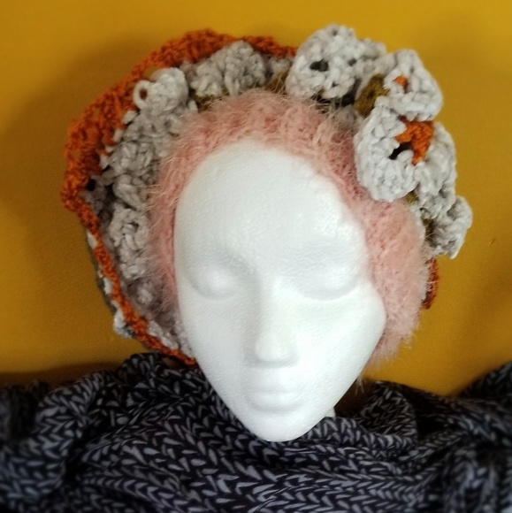 Hat Couture Funky Crochet Art Handmade - Picture 4 of 8